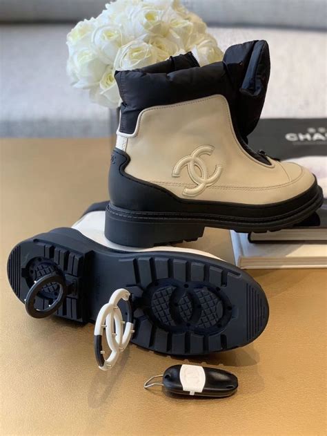 chanel mini boots|Chanel shoes short boots.